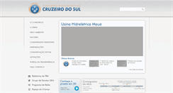 Desktop Screenshot of consorciocruzeirodosul.com.br