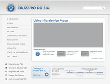 Tablet Screenshot of consorciocruzeirodosul.com.br